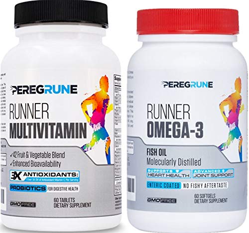 PEREGRUNE Runner Multivitamin bottle for daily energy and recovery.
