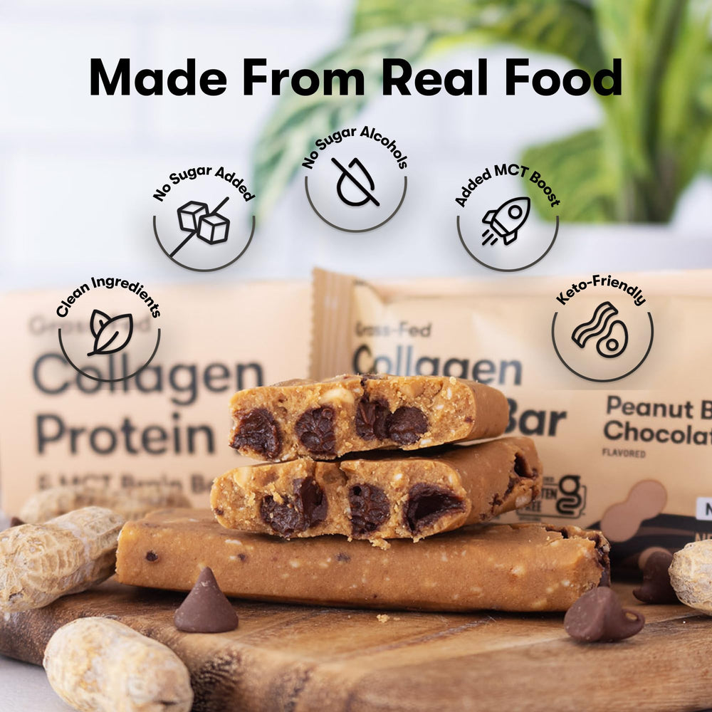 Nutrition facts for Perfect Keto bar highlighting protein and net carbs.