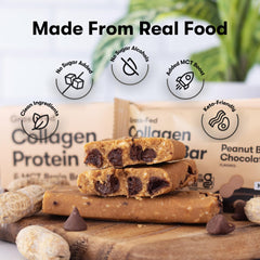 Nutrition facts for Perfect Keto bar highlighting protein and net carbs.