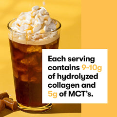 Perfect Keto Collagen Peptides with MCT powder ready to energize mornings