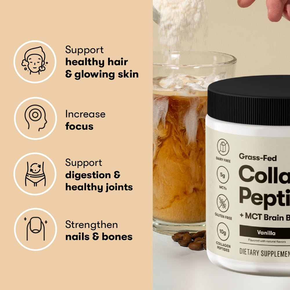 Vanilla aroma and smooth finish in coffee with Perfect Keto collagen.