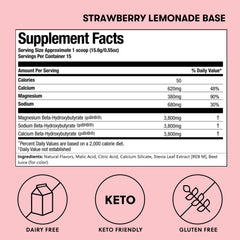 Perfect Keto Exogenous Ketones powder scoop demonstrates precise serving for steady energy