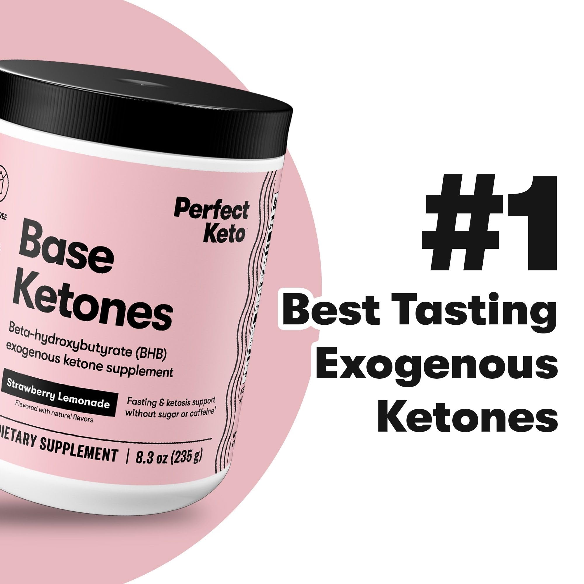 Perfect Keto Exogenous Ketones shaker bottle ready for on-the-go hydration