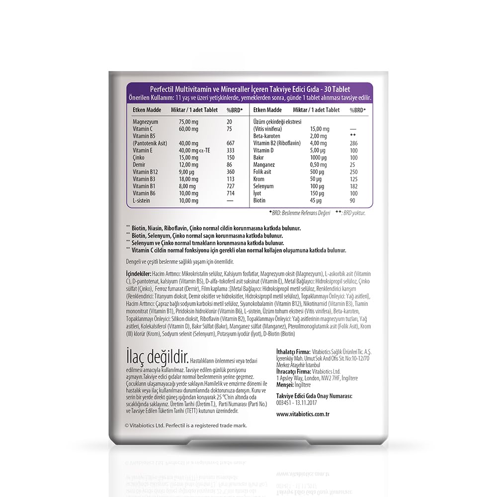 Perfectil Original capsules close-up showing easy-to-swallow daily supplement for beauty support