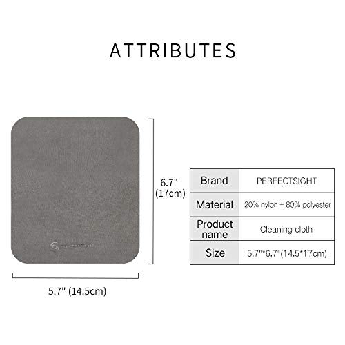 PERFECTSIGHT monitor screen cloth safe for computer displays.