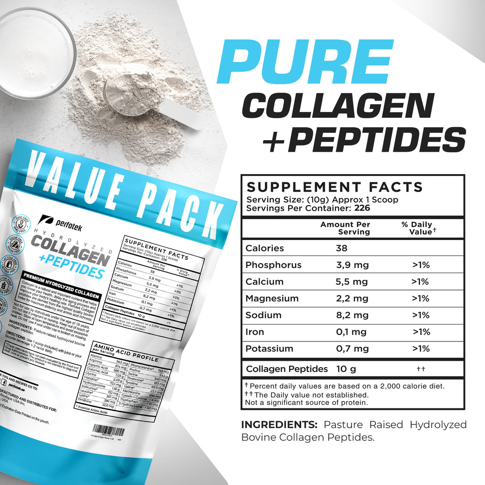 Perfotek Collagen Powder dissolves easily in coffee for quick daily intake.