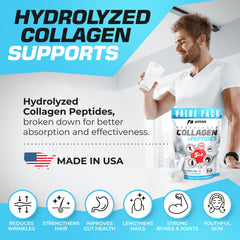 Perfotek Collagen Powder dissolves in water for a light, refreshing mix.
