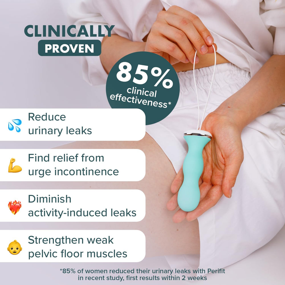 Perifit app-guided sessions on screen for motivated Kegel training