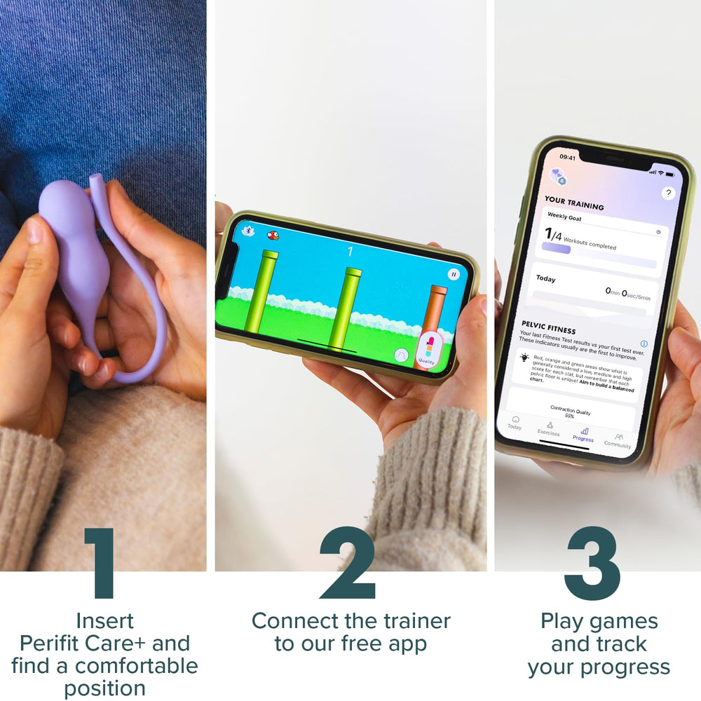 Perifit Care+ customizable programs tailored to user needs.