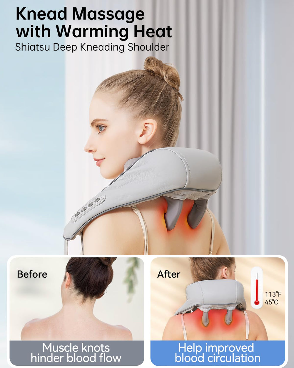 PERLEVI cordless design shown for flexible use anywhere
