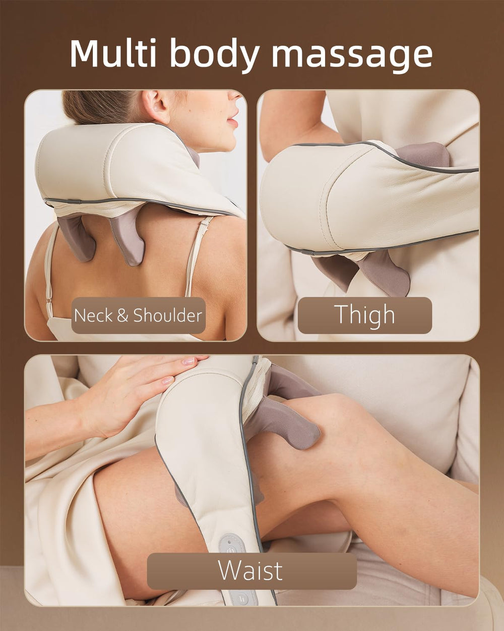 PERLEVI neck massager—gift-ready for relaxation-seeking loved ones.
