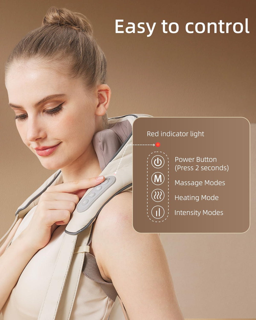 PERLEVI massager with quiet motor keeps sessions peaceful.