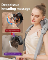 PERLEVI portable massager fits in travel bag with long-lasting battery