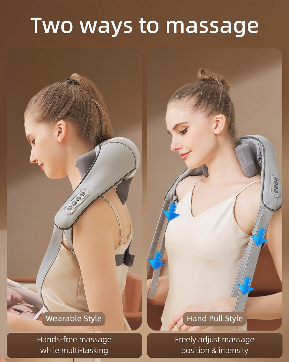 PERLEVI quiet brushless motor ensures serene massage sessions