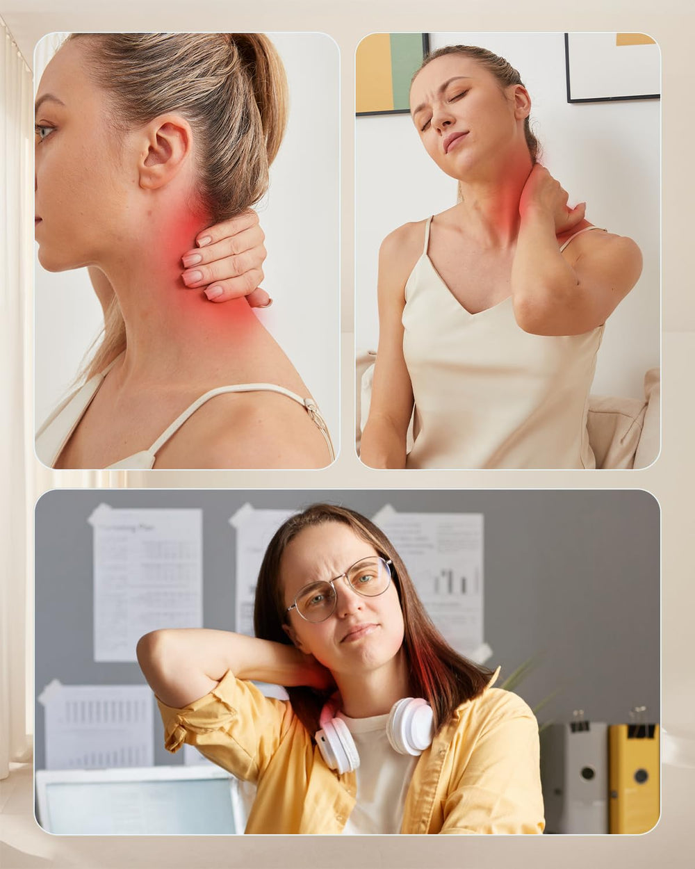 PERLEVI wearable ergonomic design for hands-free relaxation
