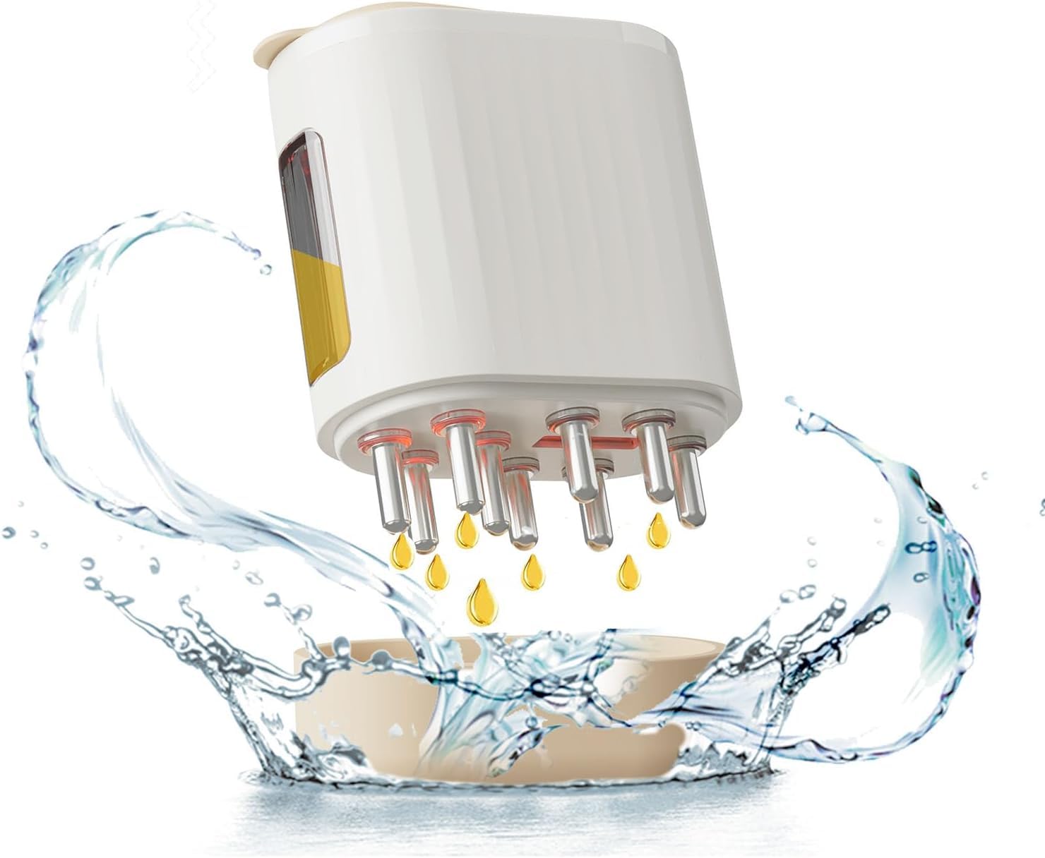 PERLLENT Hair Oil Applicator demonstrates precision-dispense for targeted scalp care and less waste.