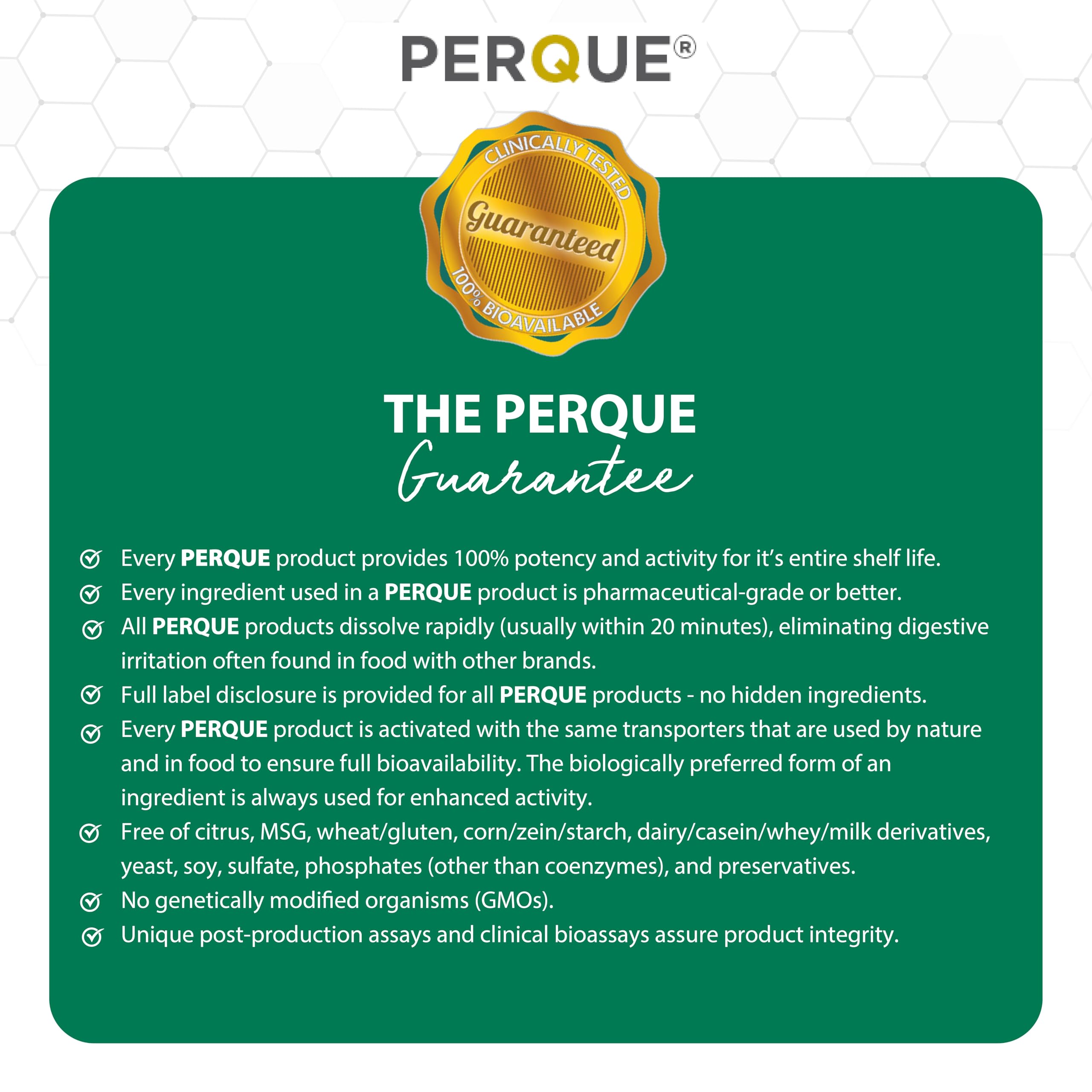 PERQUE Activated B-12 Guard in a bag, travel-friendly option for on-the-go days.