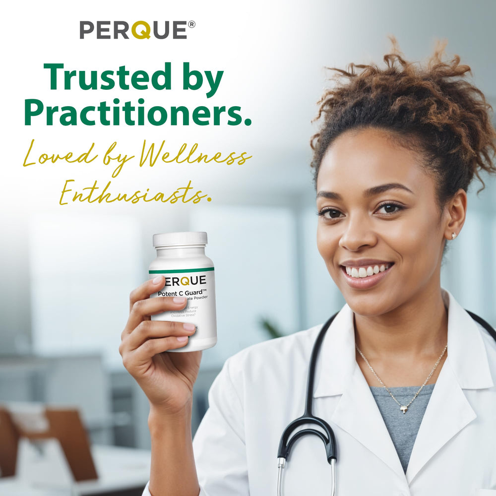 PERQUE Potent C Guard minerals including magnesium, potassium, calcium and zinc