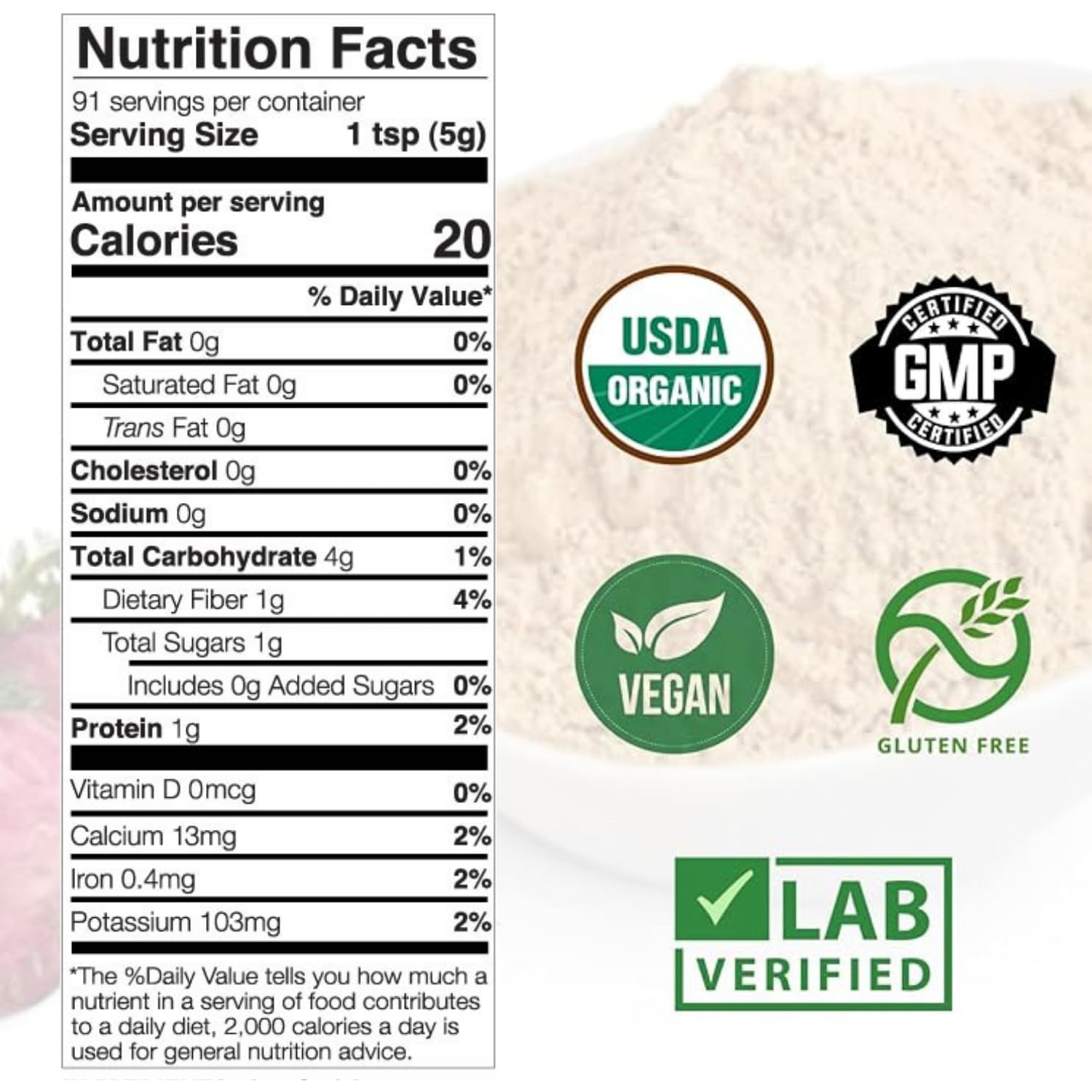 Peruvian maca roots dried powder from high-altitude harvest