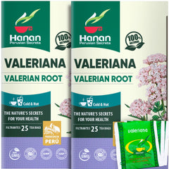 Peruvian Naturals Hanan Valerian Tea Bedtime Box – convenient calm nightly routine