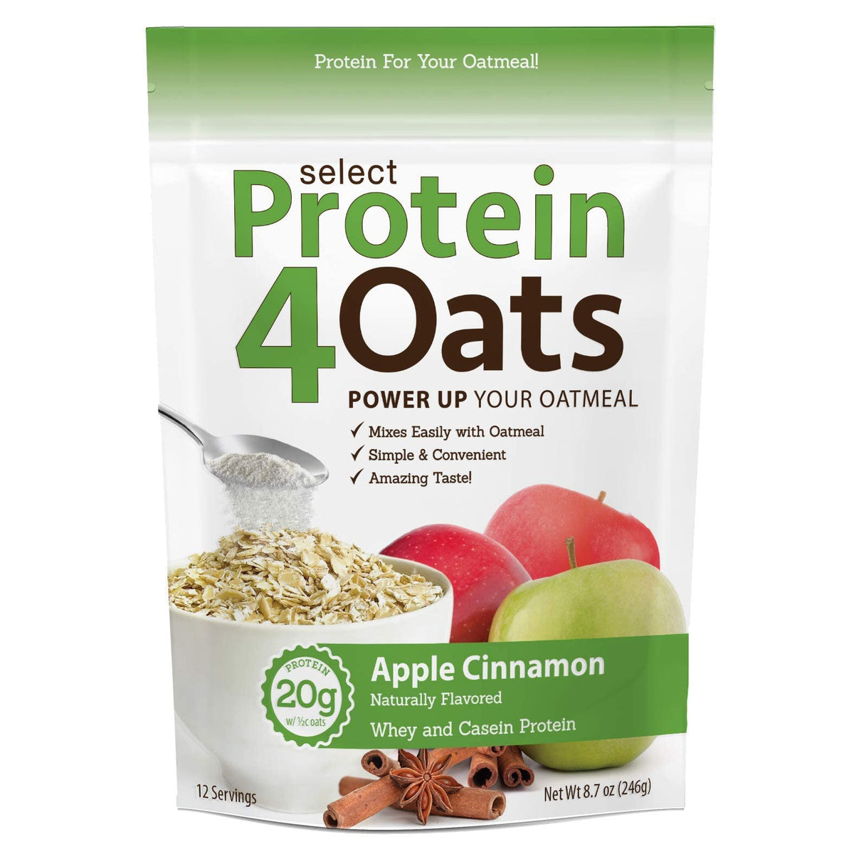 PEScience Protein4Oats en bote, preparación rápida para desayunos proteicos.