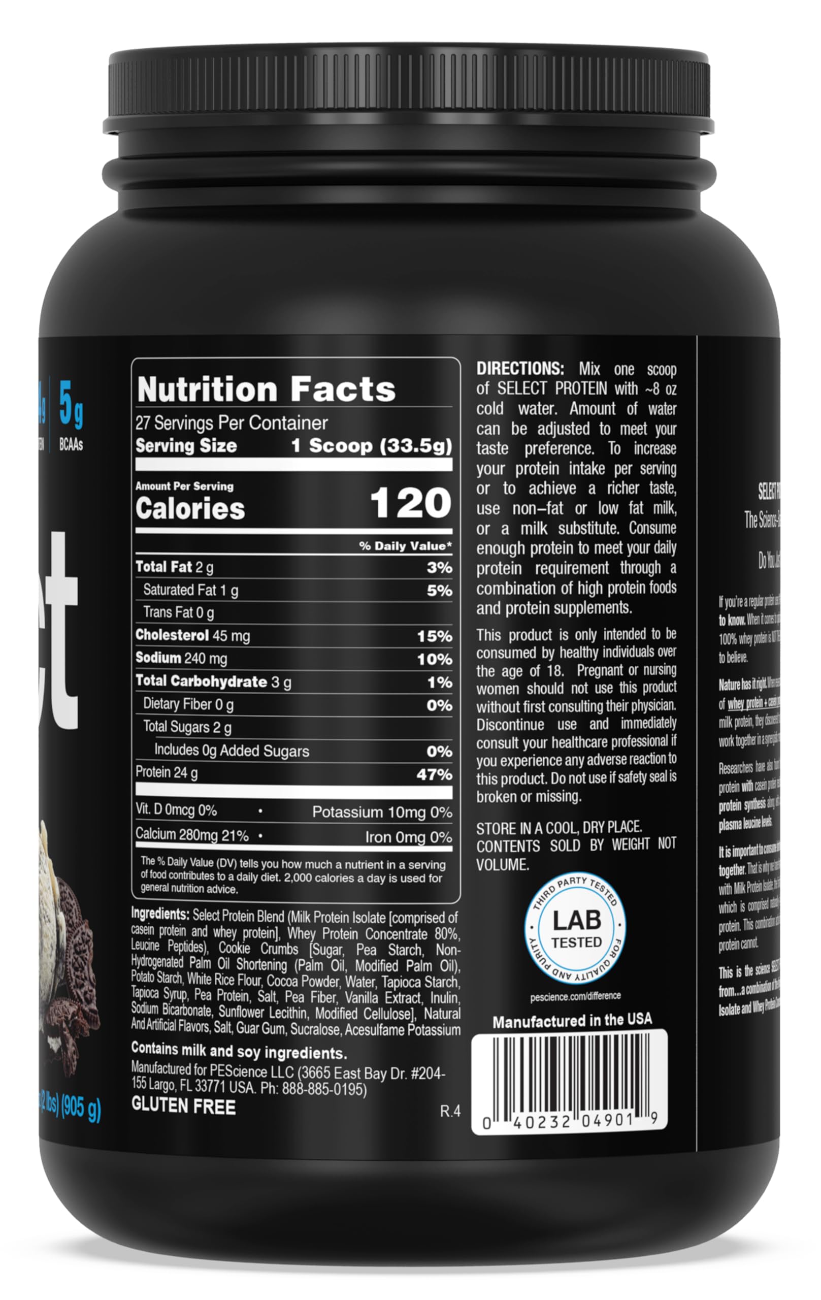 Keto-friendly badge on the label for low-carb protein options.