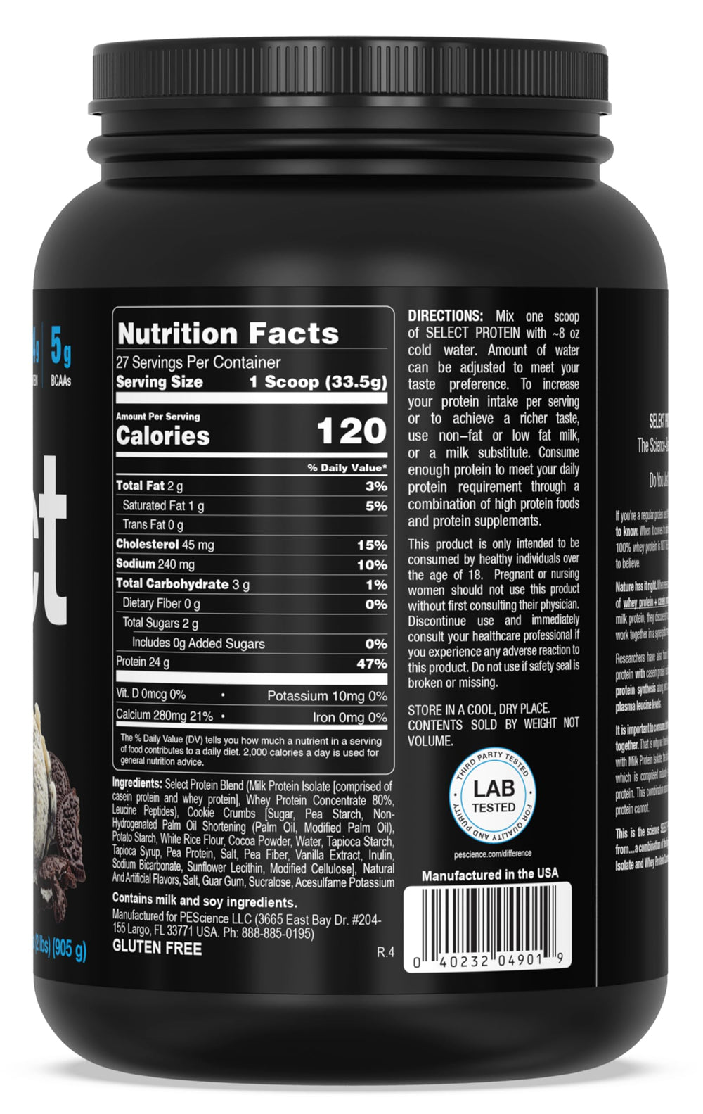 Keto-friendly badge on the label for low-carb protein options.