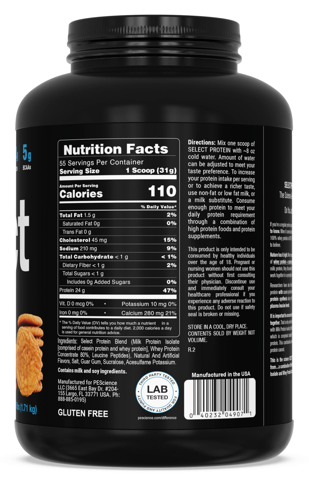 PEScience Select Snickerdoodle taste close-up conveys buttery cinnamon aroma.