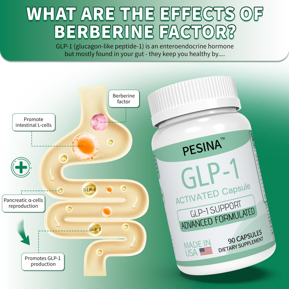 PESINA GLP-1 ingredients list underscores natural compounds for metabolism support