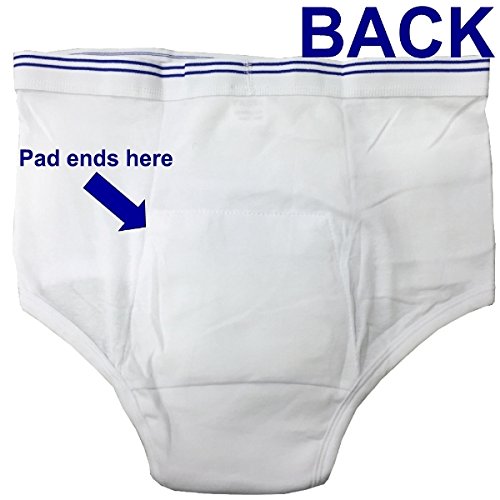 Petey's machine-washable briefs close-up highlights fabric blend and trim.