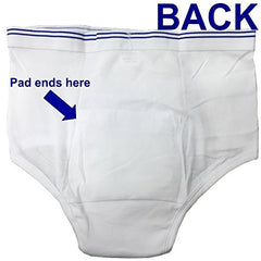 Petey's machine-washable briefs close-up highlights fabric blend and trim.