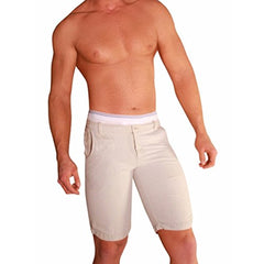 Petey's no-fly design back view demonstrates seamless look under clothing.