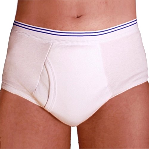 Petey's Washable Incontinence Underwear for Men front view offers discreet, all-day protection.