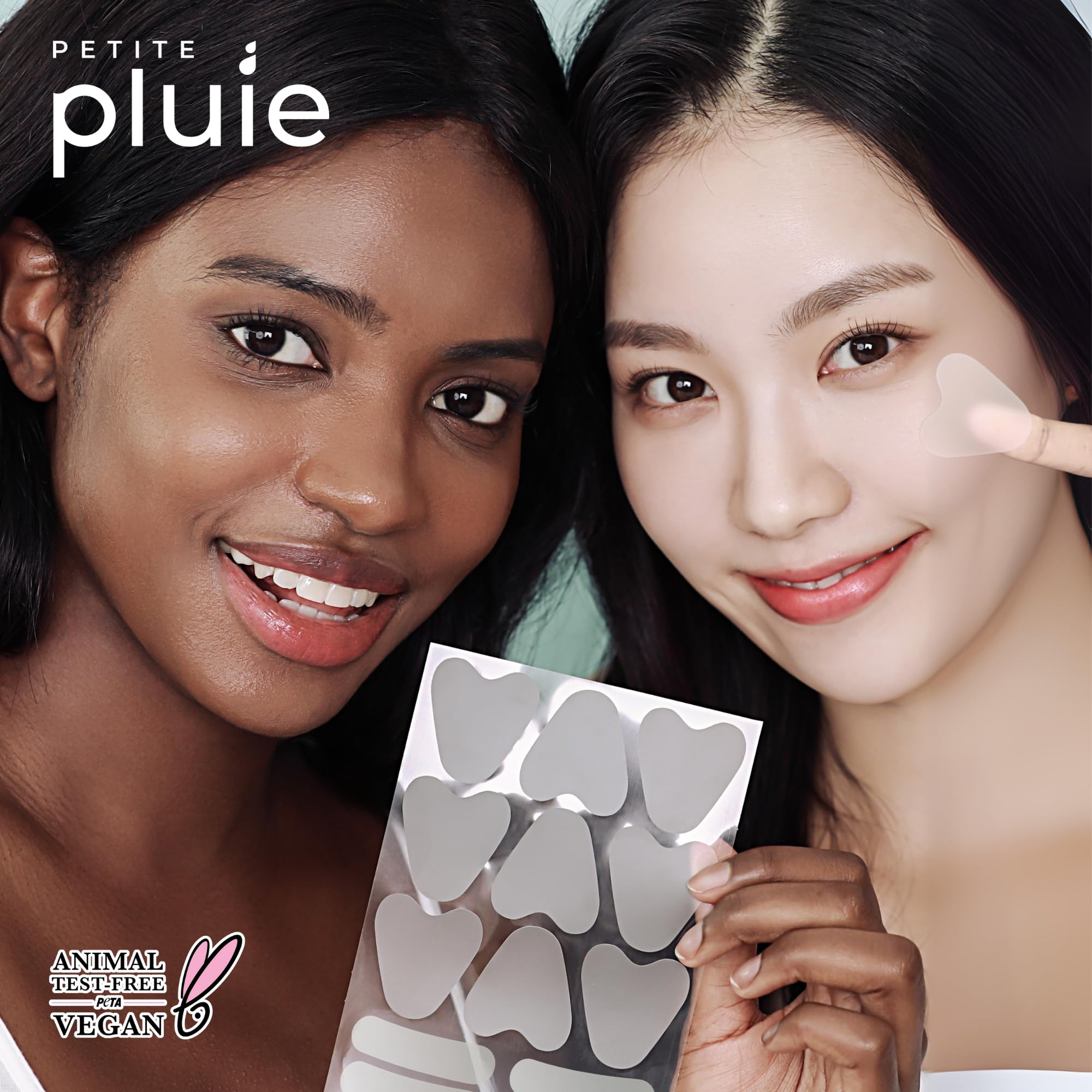 PETITE PLUIE individually-packed pouches keep patches clean and portable.
