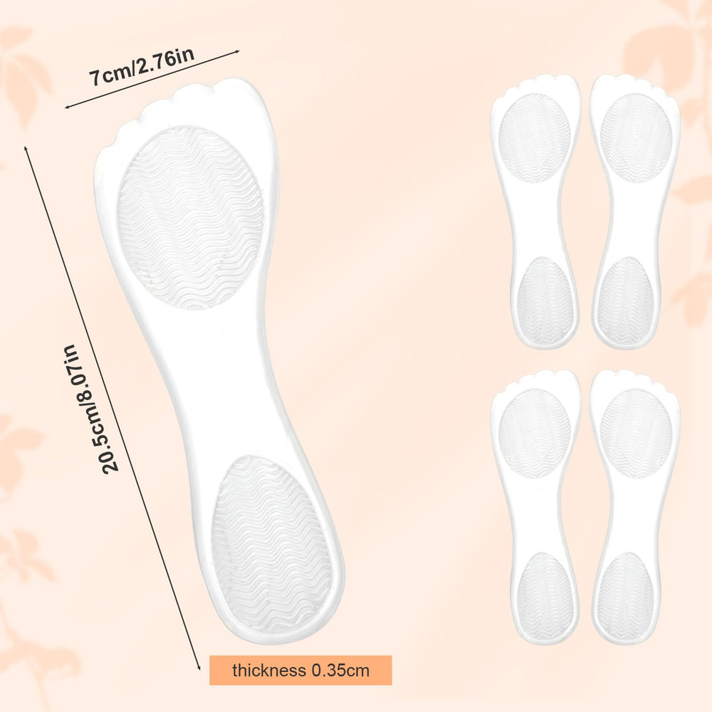 PEUTIER adhesive non-slip insole back keeps pads in place inside heels