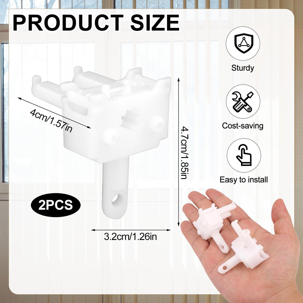 Durable POM replacement parts for vertical blinds.