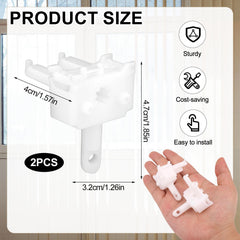 Durable POM replacement parts for vertical blinds.