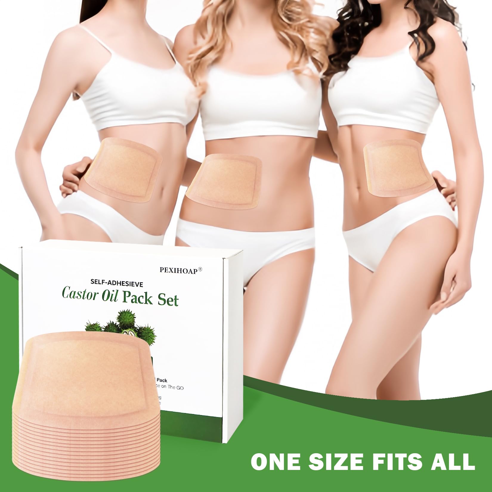 Pexihoap 6.9x7.87 inch patch size ideal for waist and back