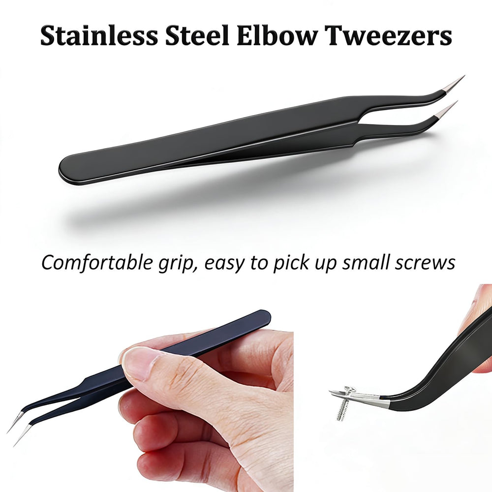 Estuche compacto PFDHQS para llevar el conjunto de reparación de gafas.