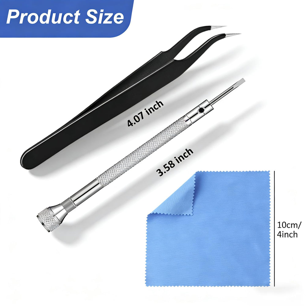 Estuche portátil PFDHQS para reparar gafas en cualquier lugar.