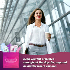 pH Advantage Pink Style tampon for reliable daily protection on busy days.