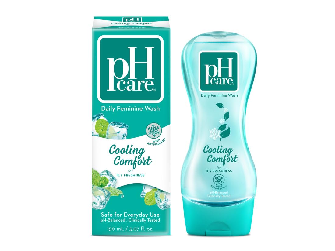 The pH Care Intimate Wash Cold Wind bottle offers a refreshing, cooling cleanse for daily comfort.