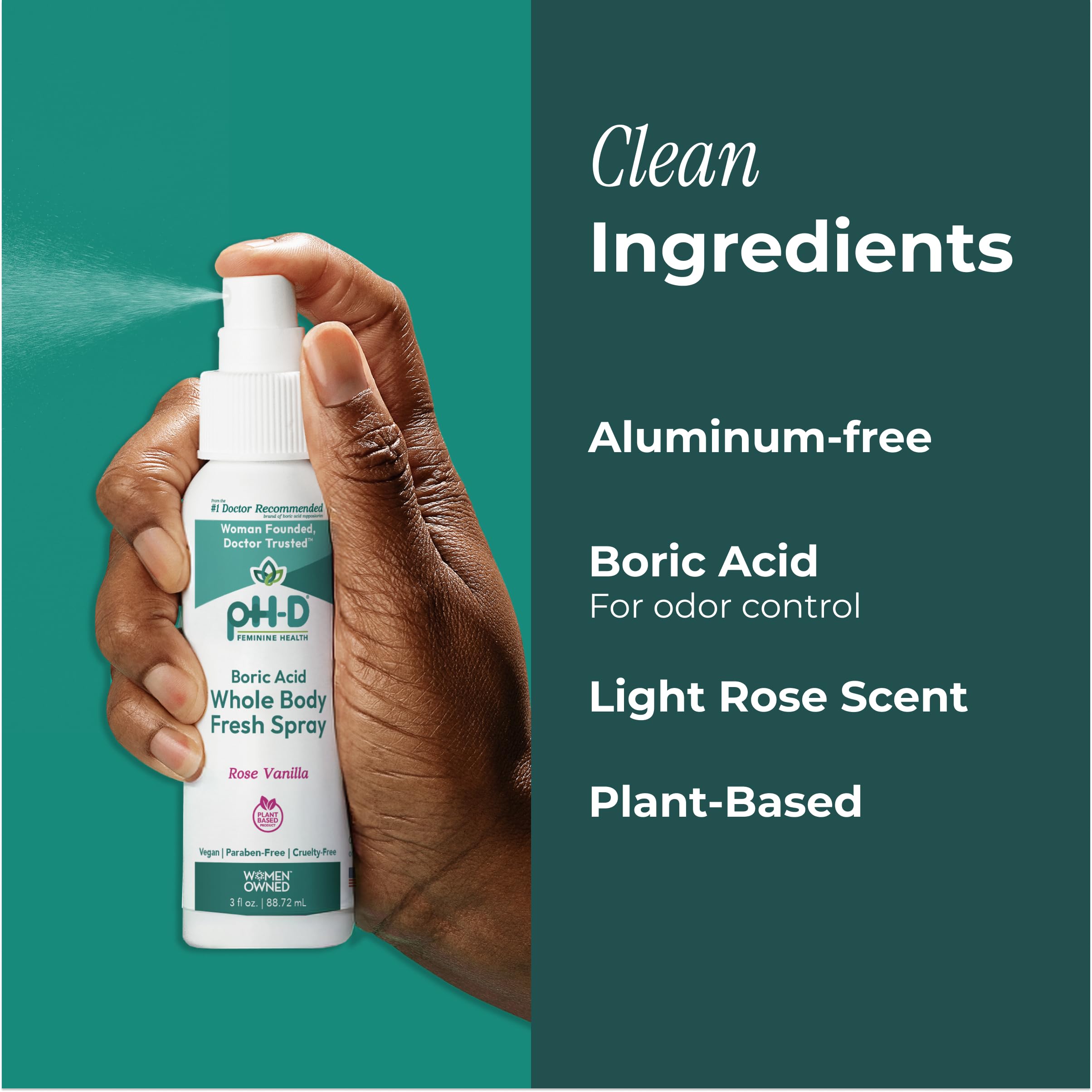 Envase de 3 oz, cómodo para llevar en bolso.