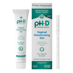pH-D Feminine Health boric acid gel packaging shown for at-home use
