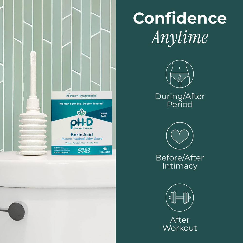 pH-D pack of 2 bottles for easy at-home odor management