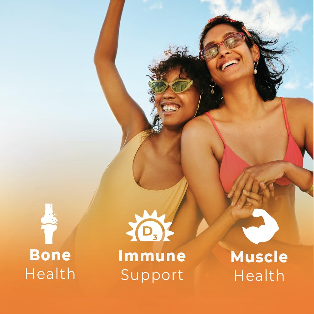 D-Pearl bottle demonstrates Denmark-made, non-GMO, gluten-free vitamin D3 ingredients.