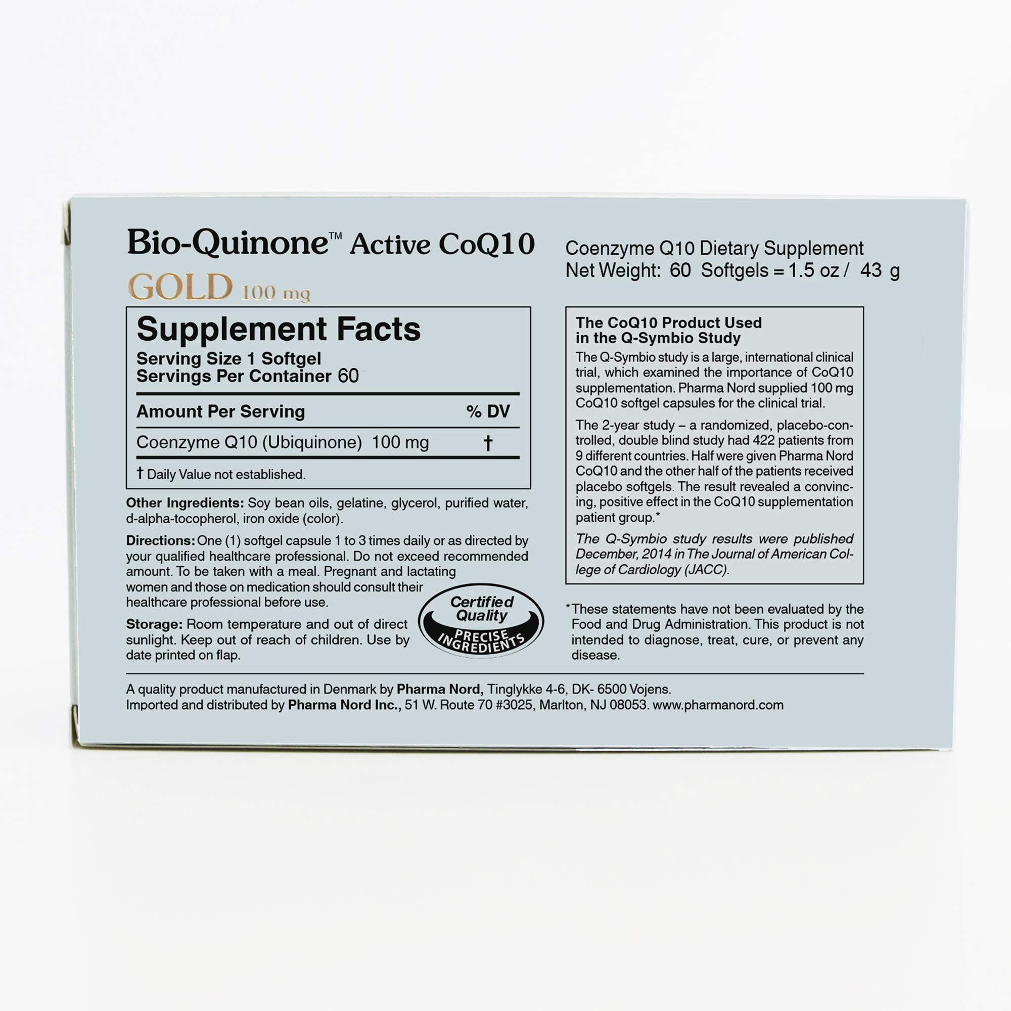 Pharma Nord clear packaging display for easy shelf recognition.