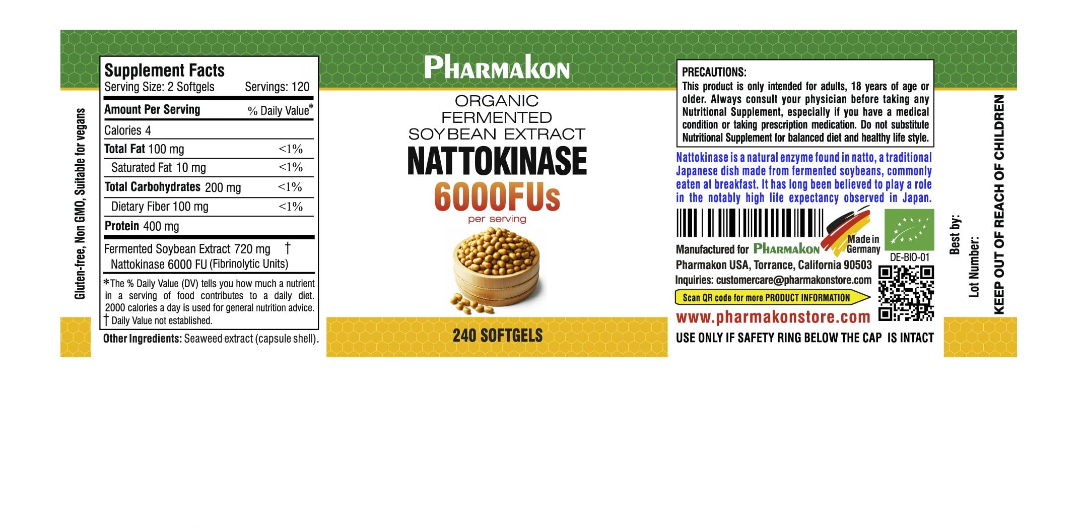 PHARMAKON nattokinase pour demonstrates easy dosing and potential absorption benefits