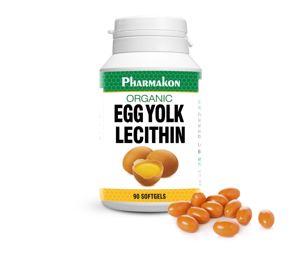 PHARMAKON Organic Egg Yolk Lecithin bottle for daily wellness support
