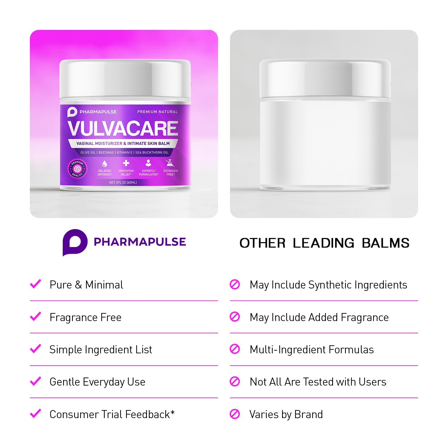 Pharmapulse Intimate Skin Care application glide highlights smooth, non-sticky hydration.
